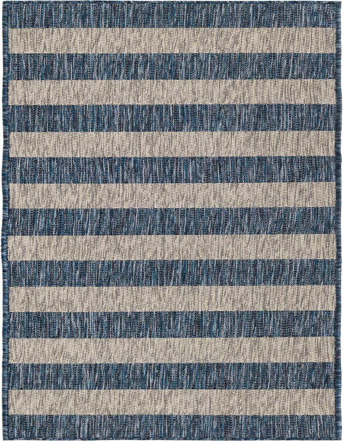 Detail image of 2' x 6' Easy-Clean Ribbon Indoor / Outdoor Runner Rug