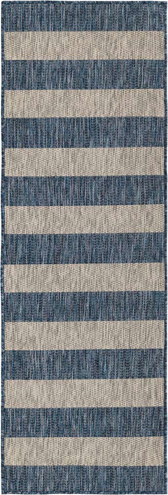 2' x 6' Easy-Clean Ribbon Indoor / Outdoor Runner Rug