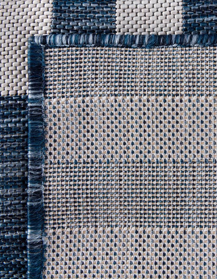 Detail image of 2' x 6' Washable Ribbon Indoor / Outdoor Runner Rug