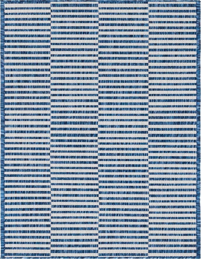 Detail image of 2' x 6' Easy-Clean Ribbon Indoor / Outdoor Runner Rug