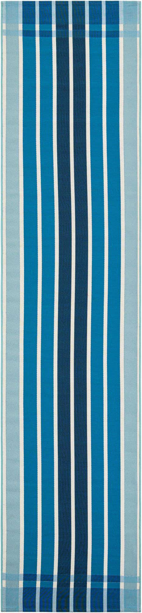 2' 7 x 12' Easy-Clean Ribbon Indoor / Outdoor Runner Rug