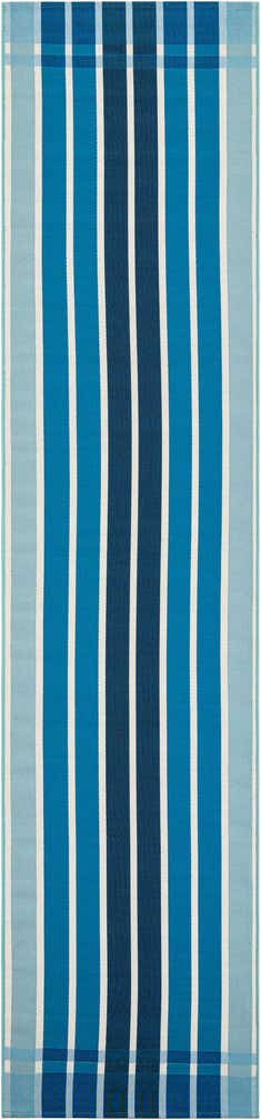 2' 7 x 12' Easy-Clean Ribbon Indoor / Outdoor Runner Rug