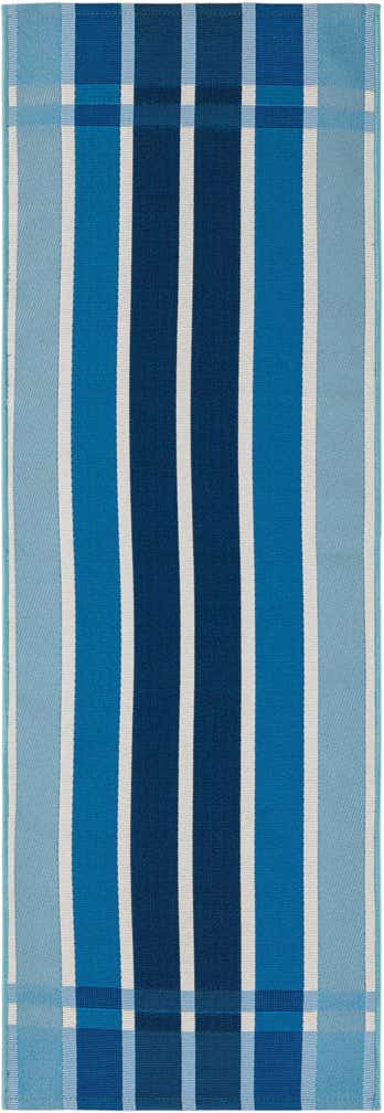 60cm x 185cm Easy-Clean Ribbon Indoor / Outdoor Runner Rug