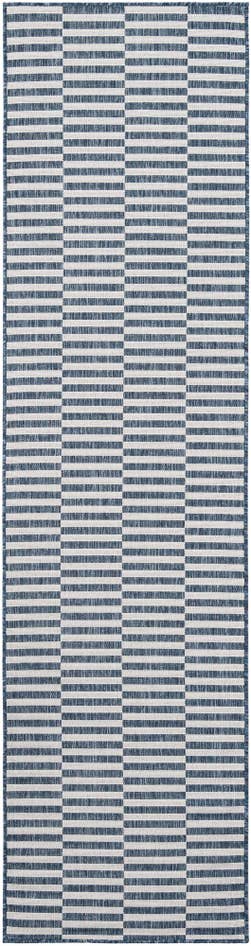 Detail image of 2' 7 x 10' Easy-Clean Ribbon Indoor / Outdoor Runner Rug