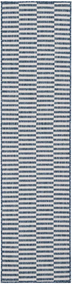 Detail image of 2' x 8' Easy-Clean Ribbon Indoor / Outdoor Runner Rug