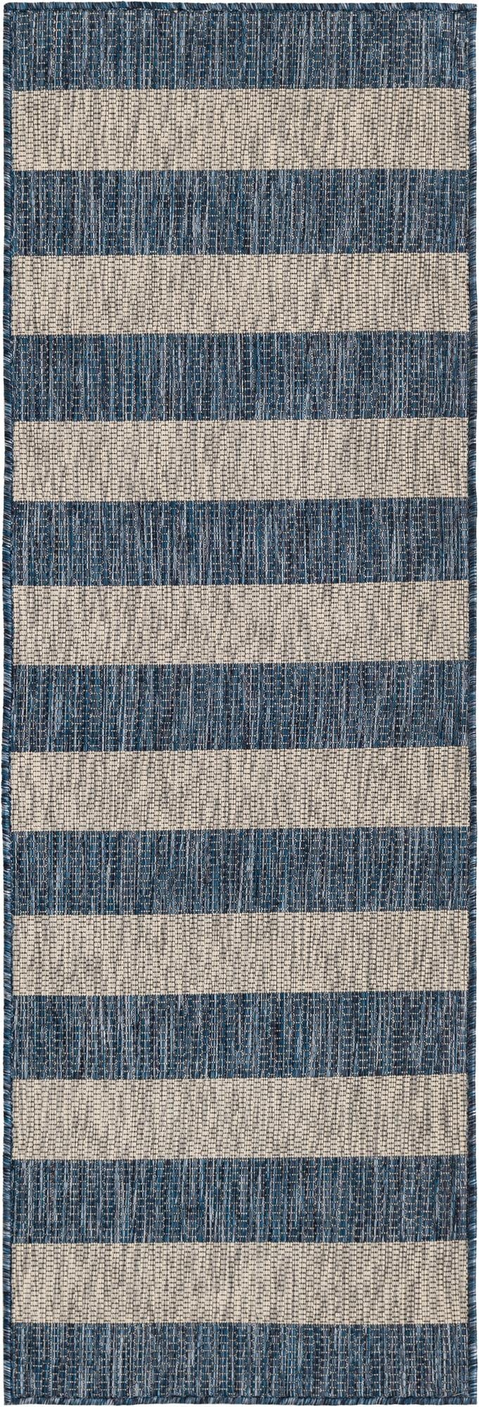 2' x 6' Washable Ribbon Indoor / Outdoor Runner Rug