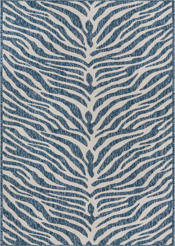 2' 7 x 10' Easy-Clean Safari Indoor / Outdoor Runner Rug