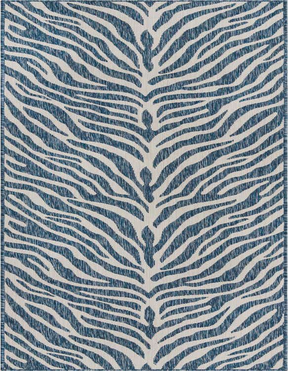 2' 7 x 10' Easy-Clean Safari Indoor / Outdoor Runner Rug