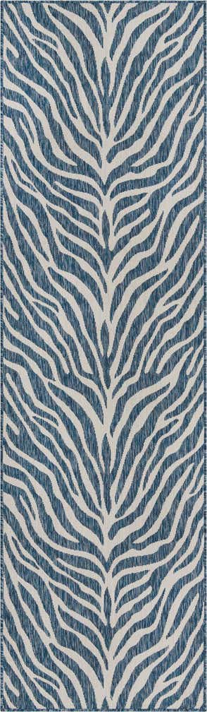 2' 7 x 10' Easy-Clean Safari Indoor / Outdoor Runner Rug