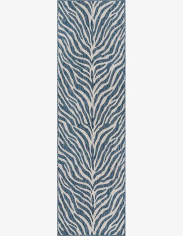 2' 7 x 10' Easy-Clean Safari Indoor / Outdoor Runner Rug