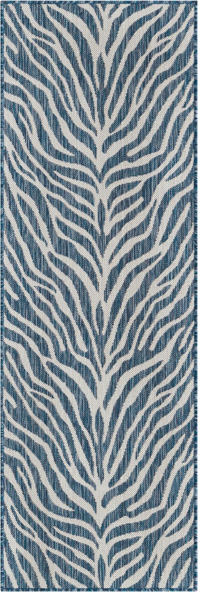 2' x 6'  Washable Safari Indoor / Outdoor Runner Rug