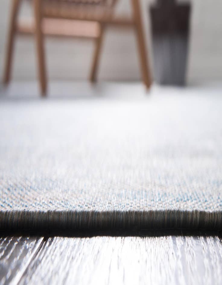 Detail image of 2' x 6'  Washable Solid Indoor / Outdoor Runner Rug
