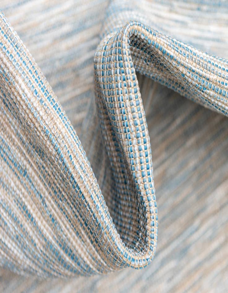 Detail image of 2' x 6'  Washable Solid Indoor / Outdoor Runner Rug