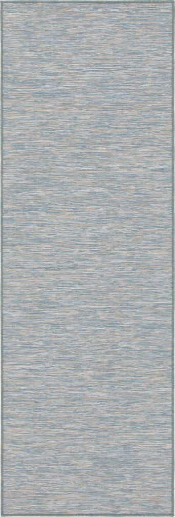 2' x 6' Easy-Clean Solid Indoor / Outdoor Runner Rug