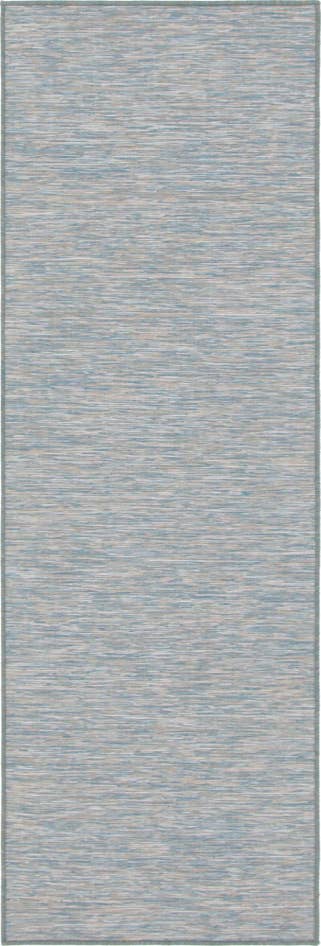 Detail image of 2' x 6' Easy-Clean Solid Indoor / Outdoor Runner Rug