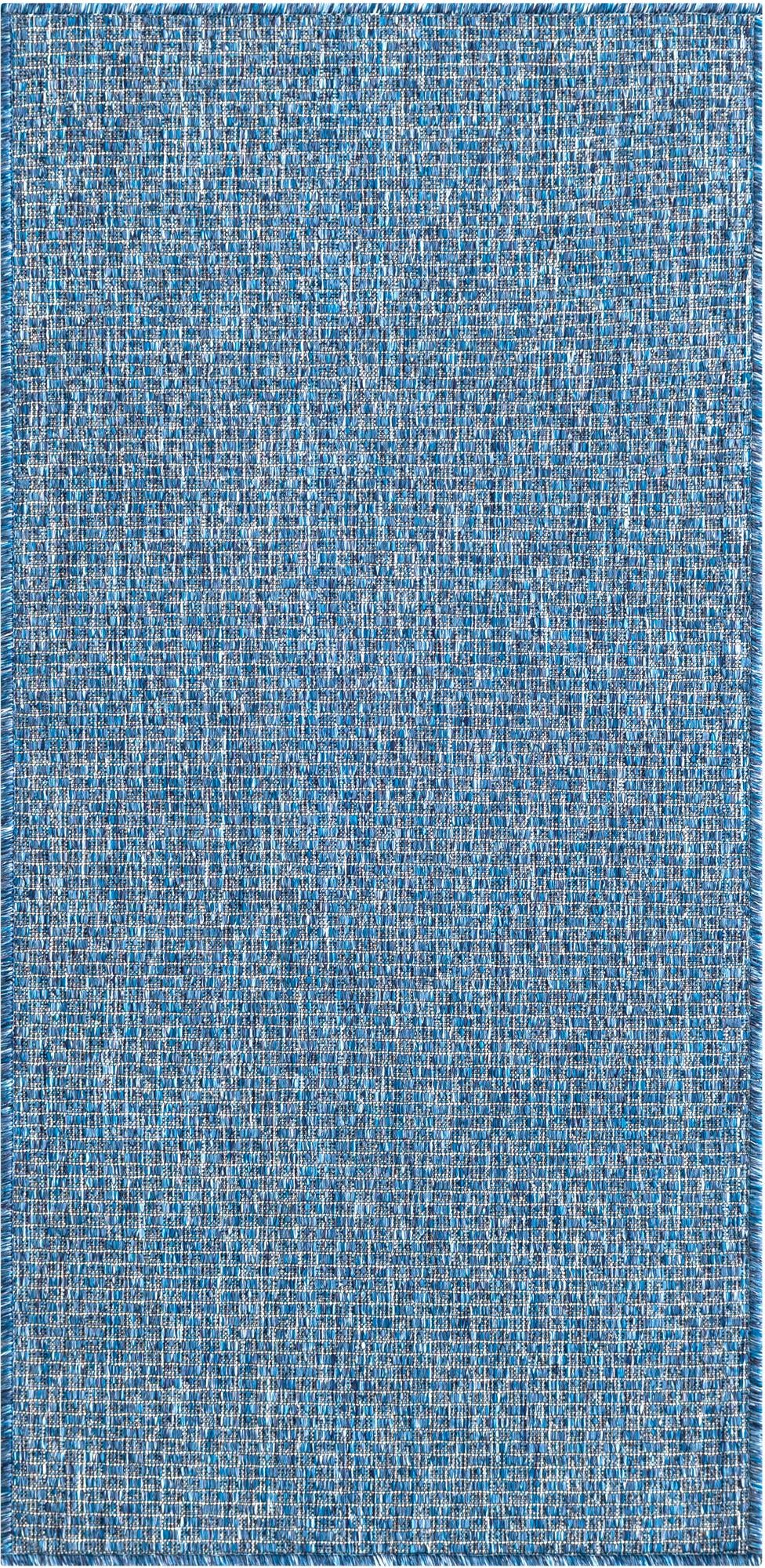 Primary image 2' x 4'  Washable Solid Indoor / Outdoor Runner Rug