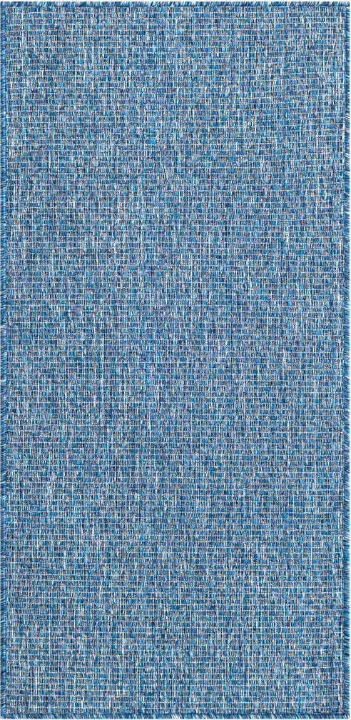 2' x 4' Easy-Clean Solid Indoor / Outdoor Runner Rug
