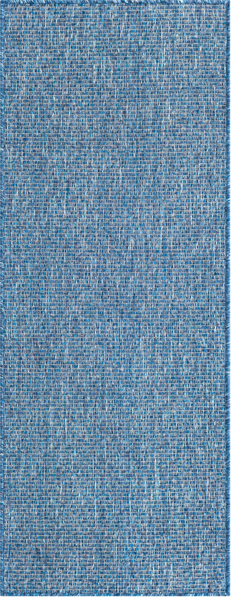 Primary image 2' x 5'  Washable Solid Indoor / Outdoor Runner Rug