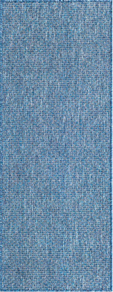 Detail image of 2' x 5' Easy-Clean Solid Indoor / Outdoor Runner Rug