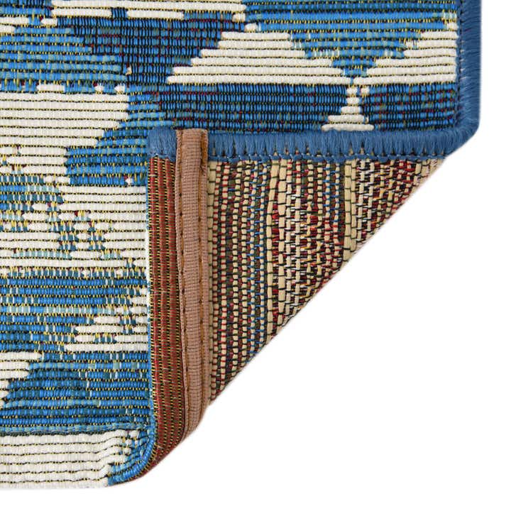 2' x 6' Easy-Clean Southwestern Indoor / Outdoor Runner Rug