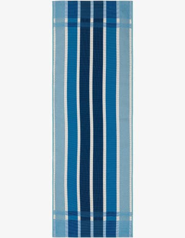 2' x 6' Easy-Clean Striped Indoor / Outdoor Runner Rug