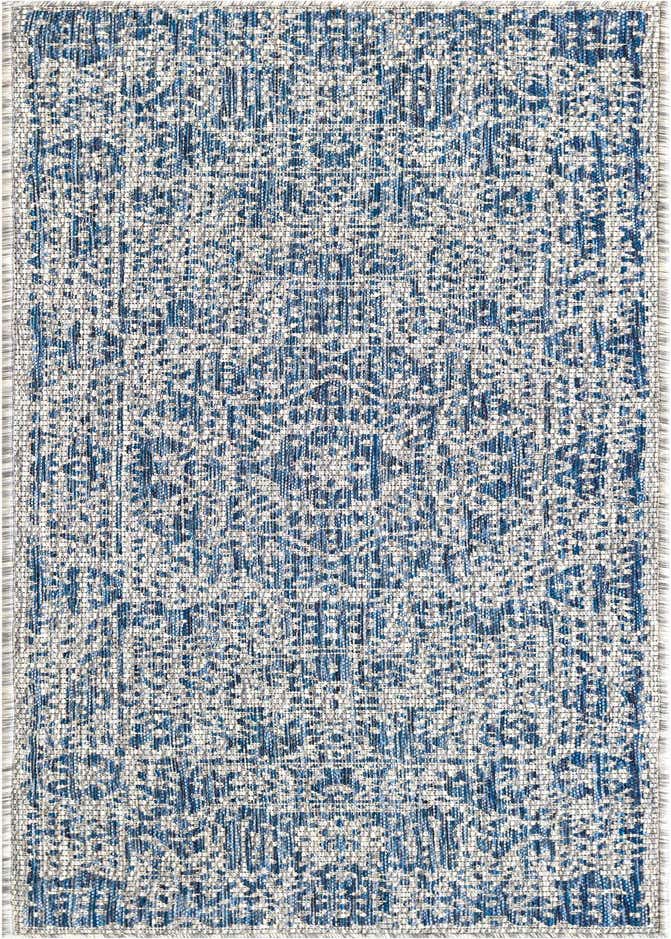 2' x 6' Easy-Clean Traditional Indoor / Outdoor Runner Rug