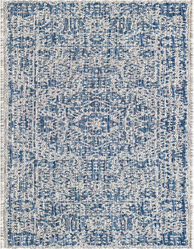 Detail image of 2' x 6' Easy-Clean Traditional Indoor / Outdoor Runner Rug