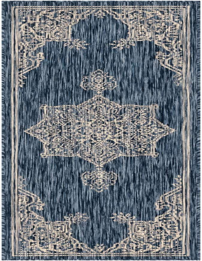 2' x 6' Easy-Clean Traditional Indoor / Outdoor Runner Rug
