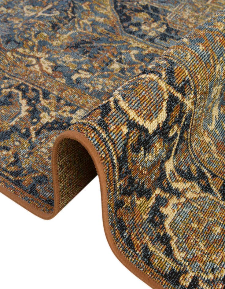 Detail image of 2' x 6'  Washable Traditional Indoor / Outdoor Runner Rug