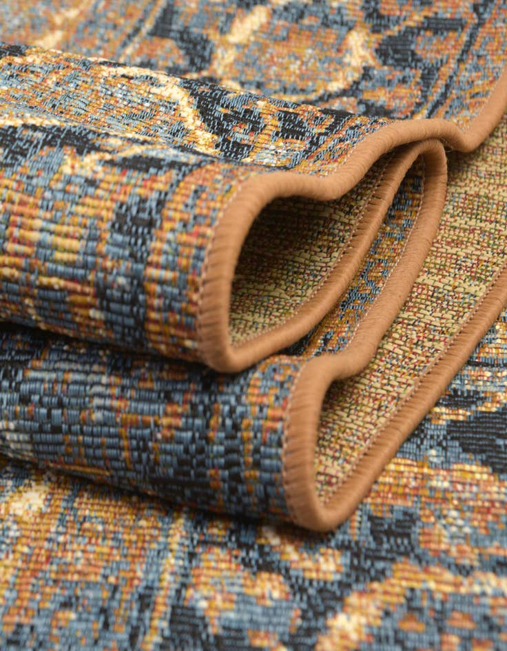 Detail image of 2' x 6'  Washable Traditional Indoor / Outdoor Runner Rug