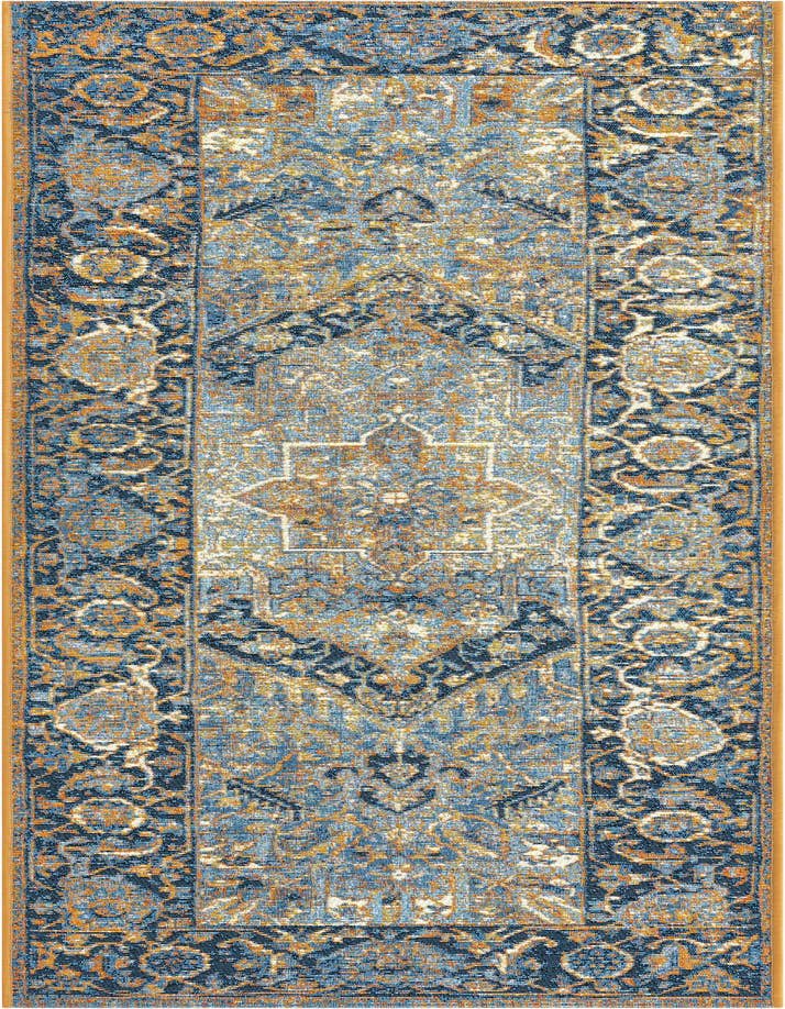 Detail image of 2' x 6' Easy-Clean Traditional Indoor / Outdoor Runner Rug
