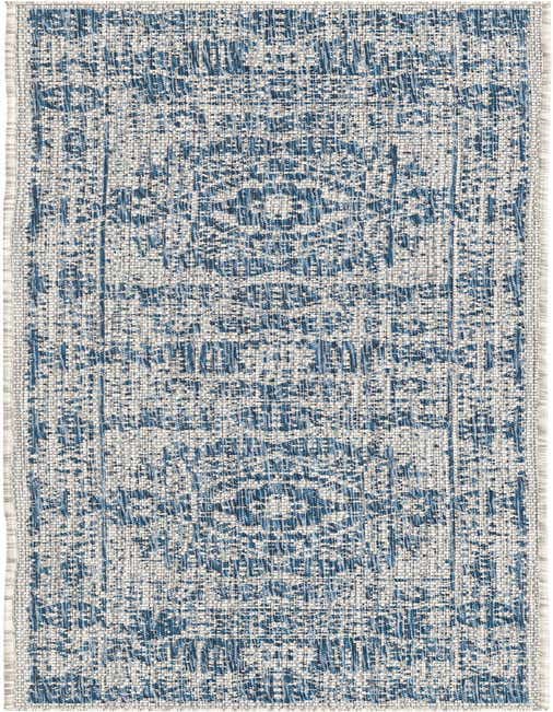 2' x 8' Easy-Clean Traditional Indoor / Outdoor Runner Rug