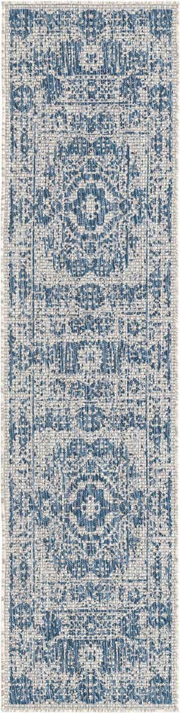 2' x 8' Easy-Clean Traditional Indoor / Outdoor Runner Rug