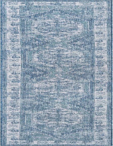 Detail image of 2' 7 x 12' Easy-Clean Traditional Indoor / Outdoor Runner Rug