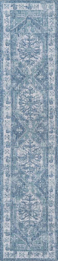 2' 7 x 12' Easy-Clean Traditional Indoor / Outdoor Runner Rug