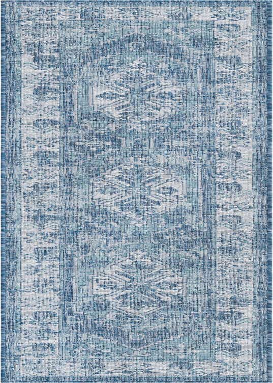 2' x 8' Easy-Clean Traditional Indoor / Outdoor Runner Rug