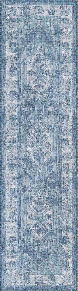 2' x 8' Easy-Clean Traditional Indoor / Outdoor Runner Rug