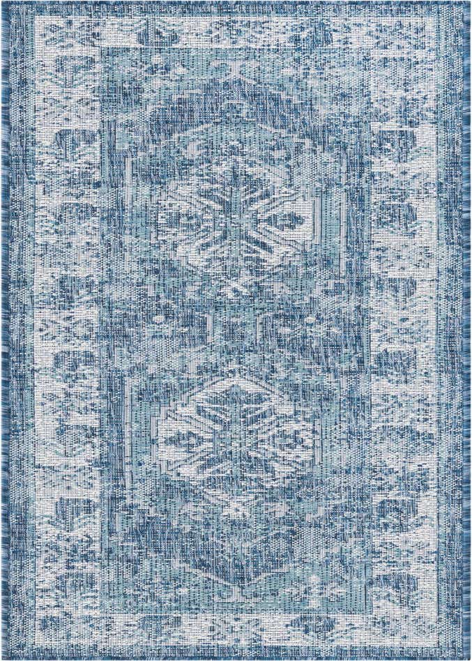 2' x 6' Easy-Clean Traditional Indoor / Outdoor Runner Rug