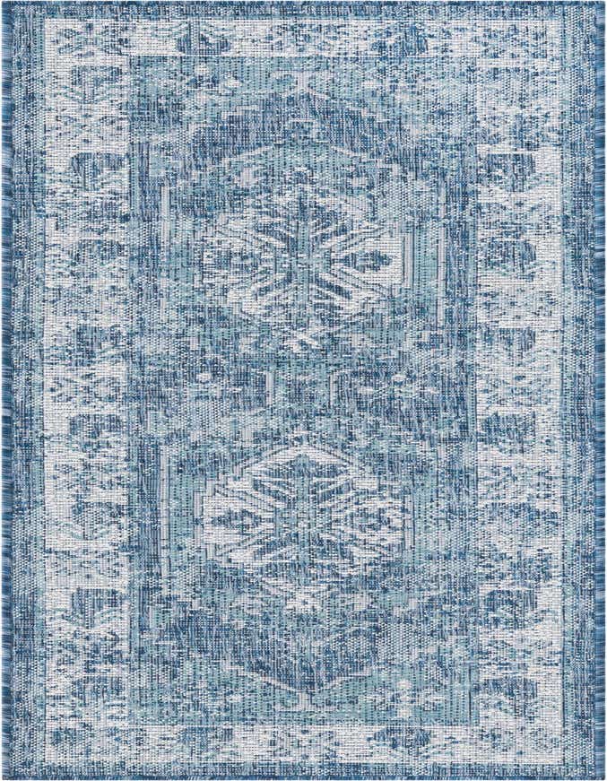 2' x 6' Easy-Clean Traditional Indoor / Outdoor Runner Rug