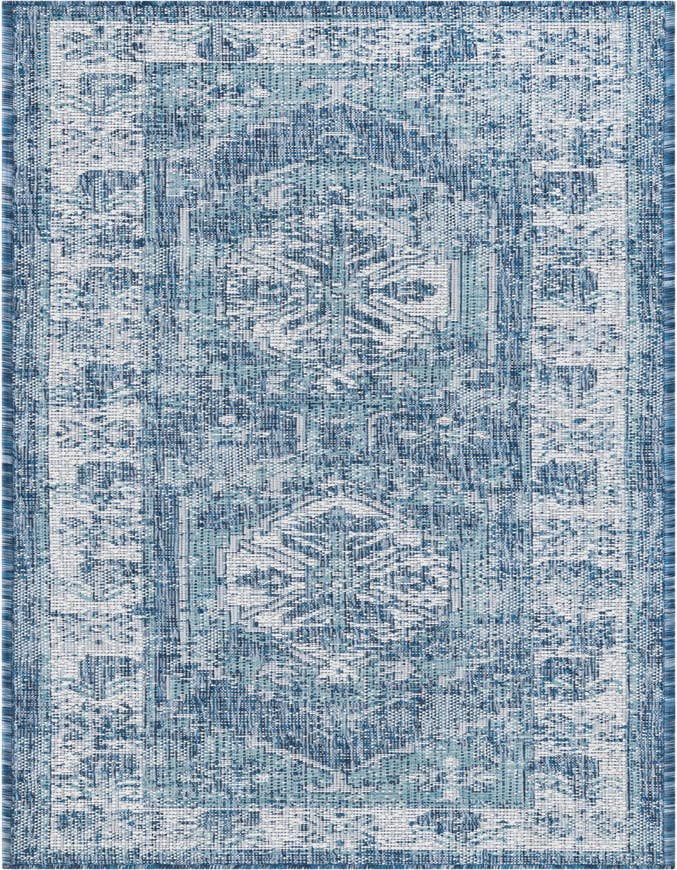 Detail image of 2' x 6' Easy-Clean Traditional Indoor / Outdoor Runner Rug