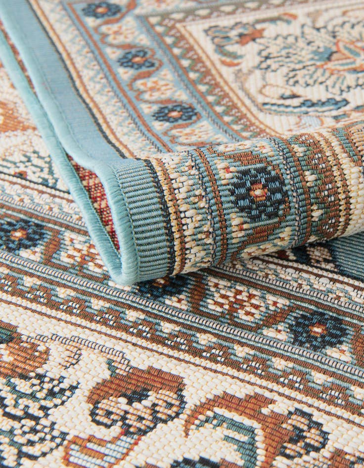 Detail image of 2' x 8' Easy-Clean Traditional Indoor / Outdoor Runner Rug