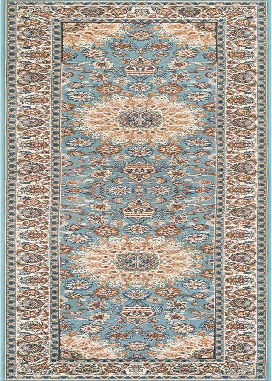 2' 7 x 10' Easy-Clean Traditional Indoor / Outdoor Runner Rug
