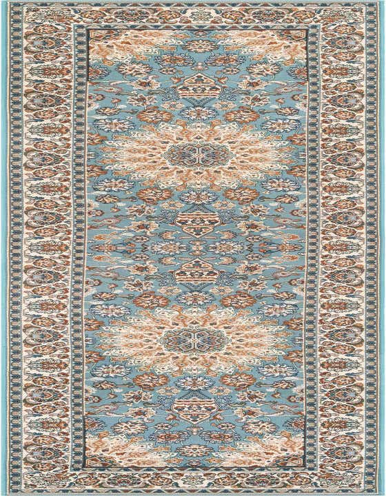 2' 7 x 10' Easy-Clean Traditional Indoor / Outdoor Runner Rug
