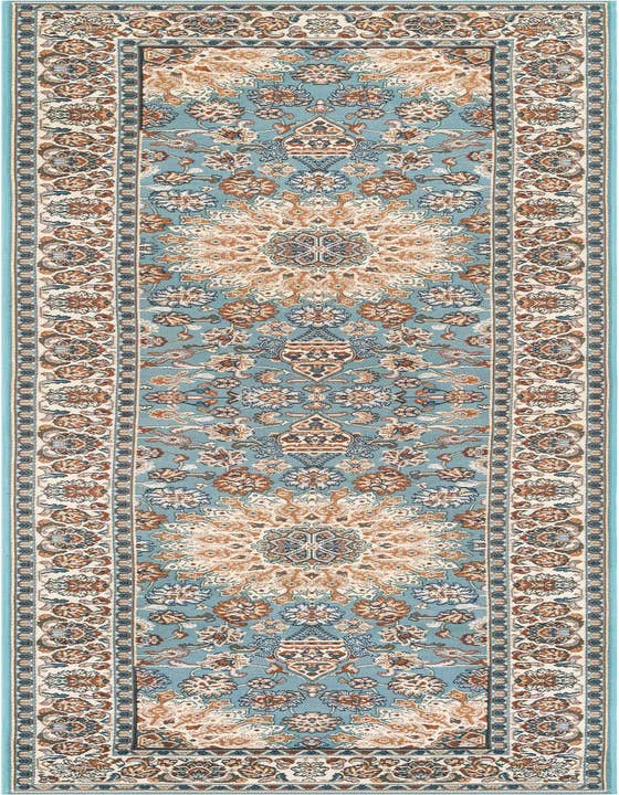 Detail image of 2' 7 x 10' Easy-Clean Traditional Indoor / Outdoor Runner Rug