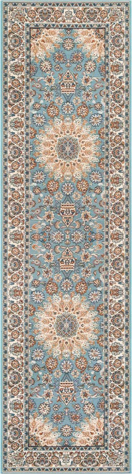 Detail image of 2' 7 x 10' Easy-Clean Traditional Indoor / Outdoor Runner Rug