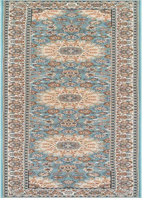 2' 7 x 12' Easy-Clean Traditional Indoor / Outdoor Runner Rug