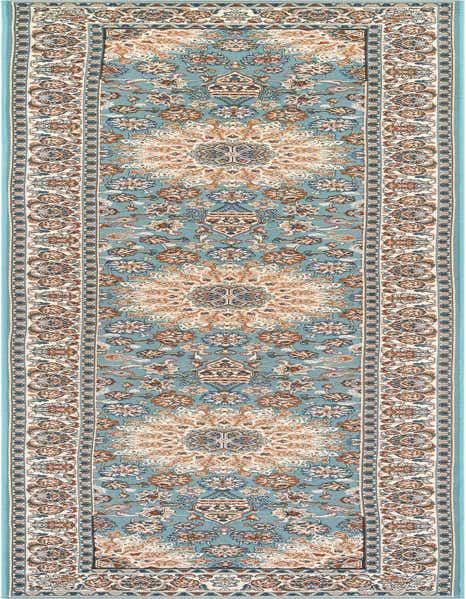 2' 7 x 12' Easy-Clean Traditional Indoor / Outdoor Runner Rug