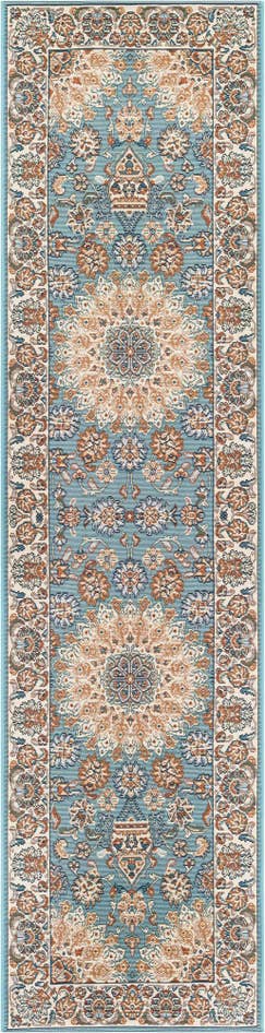 Detail image of 2' x 8' Easy-Clean Traditional Indoor / Outdoor Runner Rug