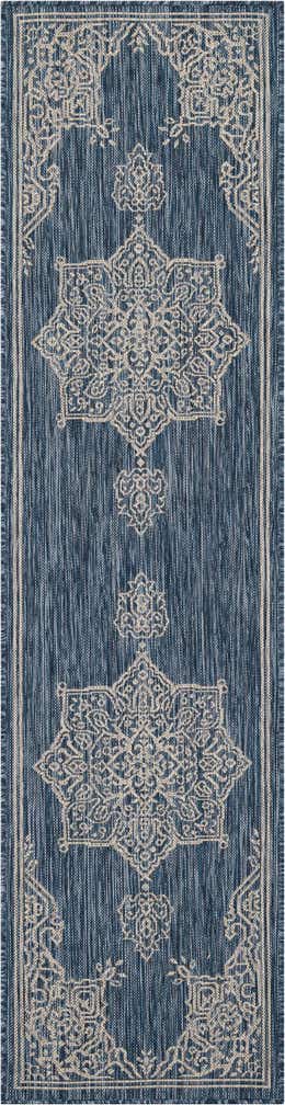 2' x 8' Easy-Clean Traditional Indoor / Outdoor Runner Rug