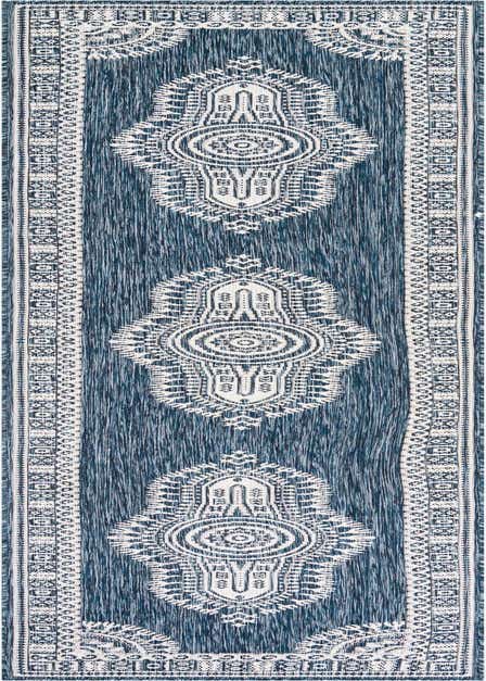 2' 7 x 12' Easy-Clean Traditional Indoor / Outdoor Runner Rug